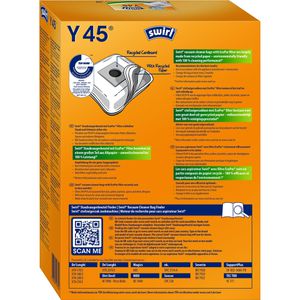 Produktbild für Staubsaugerbeutel Swirl Y 45 Pure Air, 4 Stück
