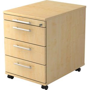 Produktbild für Rollcontainer Hammerbacher N-Serie, Holz, ahorn