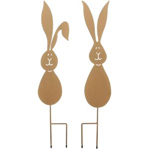 Osterdeko Frank-Flechtwaren 770578, braun, 2 Stück