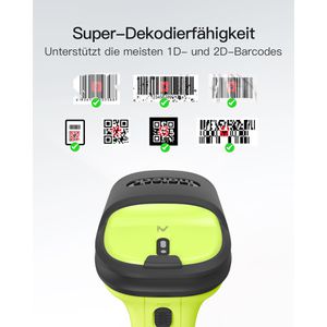 Produktbild für Barcode-Scanner Inateck BCST-72_green, kabellos