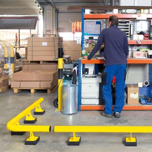 Produktbild für Rammschutzbalken Moravia aus Stahl, Länge 2000mm