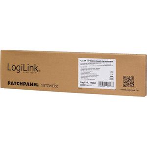Produktbild für Patchpanel LogiLink NP0060, Cat 6A