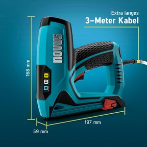 Produktbild für Elektrotacker Novus-Tools J-150 Set, 031-0369