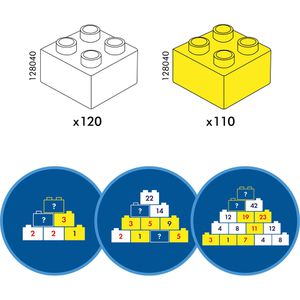 Produktbild für Klemmbausteine HUBELINO 410214, ab 6 Jahre