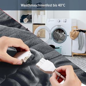Produktbild für Heizdecke Arebos 105460, grau