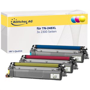 Toner Böttcher-AG für Brother TN-248XL Multipack