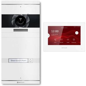 Türsprechanlage Metzler VDM10 2.0 weiß, mit Monitor, LAN
