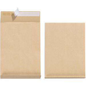 Produktbild für Faltentaschen Herlitz B4, braun