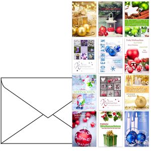 Weihnachtskarte Böttcher-AG 20146, sortiert