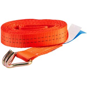 Produktbild für Spanngurt Sandax orange, mit Haken &amp; Ratsche
