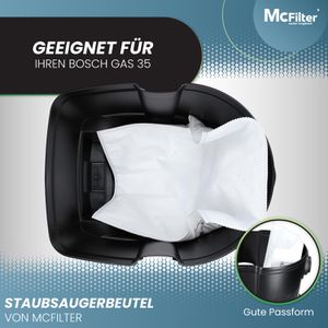 Produktbild für Staubsaugerbeutel McFilter BO 22
