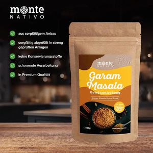 Produktbild für Gewürzmischung Monte-Nativo Premium Qualität, Garam Masala