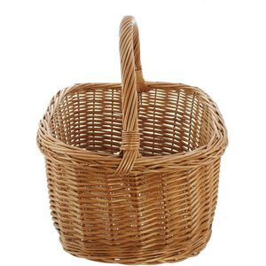 Produktbild für Einkaufskorb Frank-Flechtwaren 109077 Eckig, braun