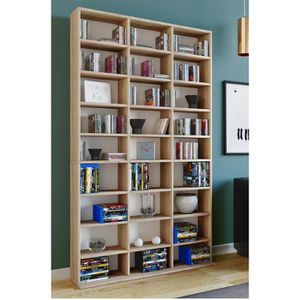 Produktbild für CD-Regal VCM Megosa Maxi, 912423, sonoma eiche