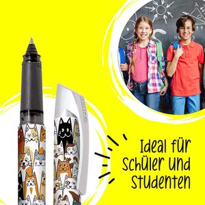 Produktbild für Tintenroller Online Campus Fluffy Cats, 61367/3D