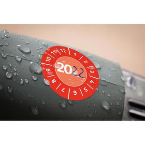 Produktbild für Prüfplaketten Zweckform 7901, mit Jahreszahl 20XX