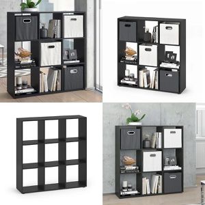 Produktbild für Bücherregal Vicco Nove, schwarz