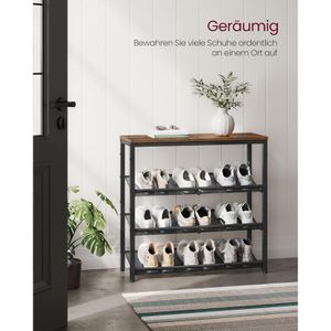 Produktbild für Schuhregal Vasagle LBS040B01, aus Metall