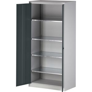 Werkzeugschrank Bisley HC782S4G, aus Metall, grau / anthrazit