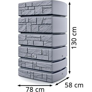 Produktbild für Regentonne Prosperplast Tower Stone, 500 Liter