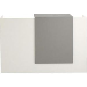 Kerkmann Empfangstheke Sydney, 3533, weiß, 160 x 110 x 80cm, Kompakttheke