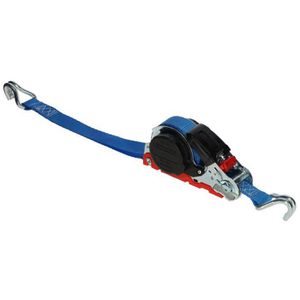 Spanngurt Kerbl 37321, blau, mit Spitzhaken & Ratsche