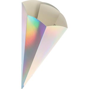 Produktbild für Schultüte Folia 92399 Rohling Metallic, sortiert