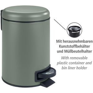 Produktbild für Mülleimer Wenko Leman, dunkelgrün