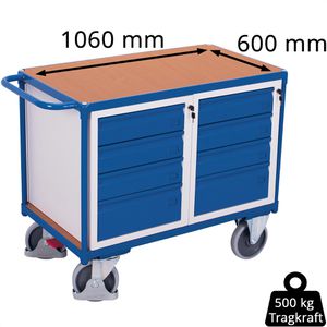 Produktbild für Werkstattwagen VARIOfit sw600.619, Tragkraft 500 kg