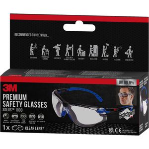 Produktbild für Schutzbrille 3M Solus Scotchgard Protector 1000, S1CB-1, klar