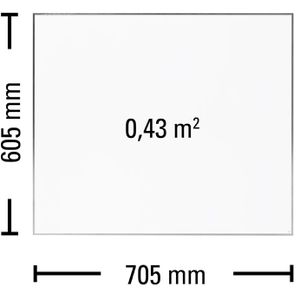 Produktbild für Infrarotheizung Trotec Heizplatte TIH 400 S, weiß