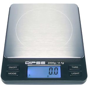 Digitalwaage Dipse TP-2000, 6096, Tara-Funktion, Teilung 0,1 g