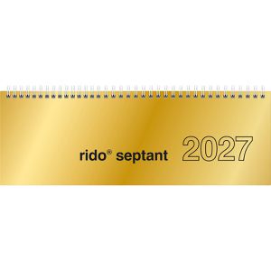 Produktbild für Tischkalender Rido-Ide 7036121917 Septant, quer mit Register
