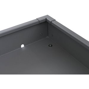 Produktbild für Mähroboter-Garage Mendler HWC-P41, grau, aus Stahl