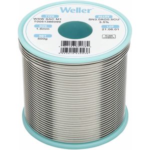 Lötzinn Weller T0051386099, Flussmittel, bleifrei