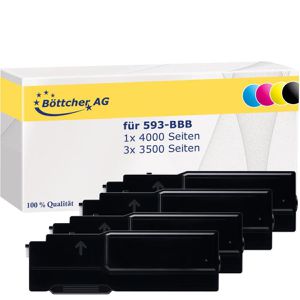 kompatibel für Dell 593-BBB Bk+C+M+Y Value Pack Kompatibler Toner