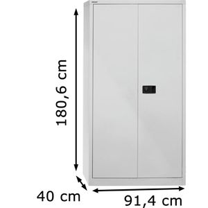 Produktbild für Aktenschrank Bisley E722A03, aus Metall