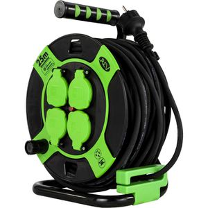 Produktbild für Kabeltrommel REV-Ritter grün, 25m