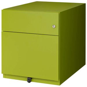 Produktbild für Rollcontainer Bisley Note, aus Metall, grün