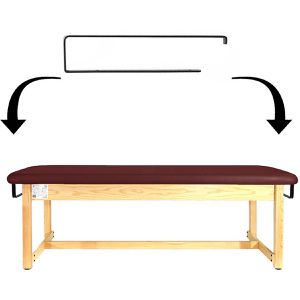 Produktbild für Behandlungsliege Teqler T146709, aus Holz, burgund
