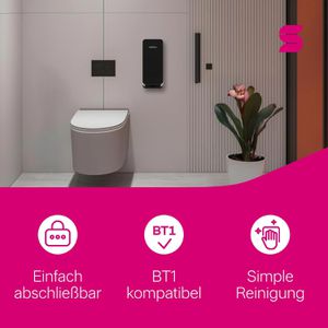 Produktbild für Toilettenpapierspender Satino Hyginity, 333425, BT1