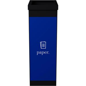 Mülleimer Paperflow Mülltrenner Papier, blau