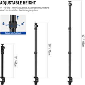 Produktbild für Stativ Neewer TL283, Höhe bis 102 cm
