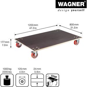 Produktbild für Transportroller Wagner-System MM1349