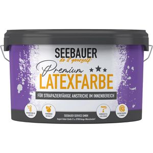 Wandfarbe Seebauer-DIY Premium-Latexfarbe, weiß