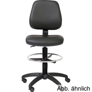 Produktbild für Arbeitsstuhl Topsit Industry, IND201, schwarz