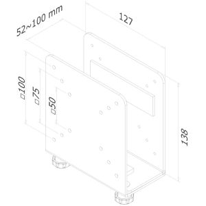 Produktbild für PC-Halterung Neomounts THINCLIENT-20
