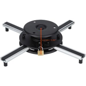 Produktbild für Beamer-Deckenhalterung Celexon PS Ultraflat, schwarz / grau