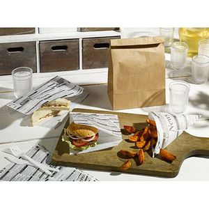 Produktbild für Butterbrotpapier Papstar 86725 mit Motiv Newsprint