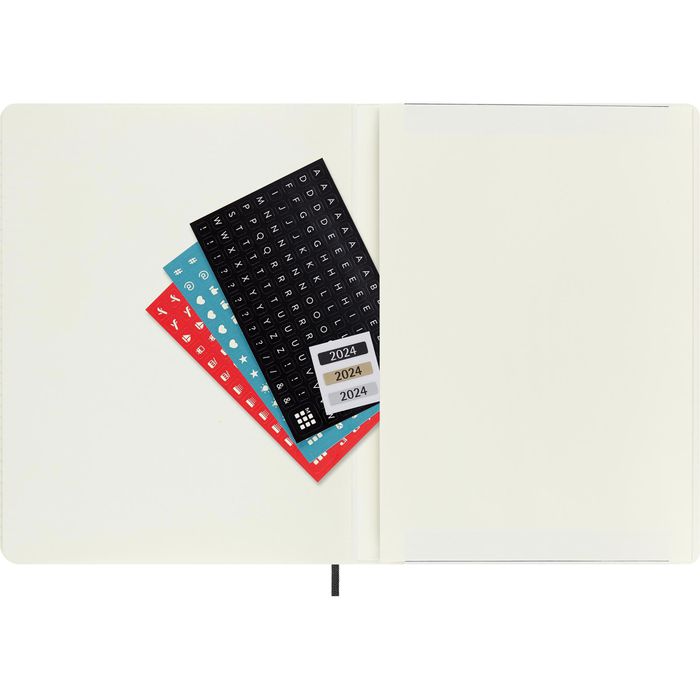 Moleskine Buchkalender XL, Jahr 2023, Notizkalender, 1 Woche auf 2